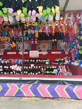 Basketball Hoop Game Trailer Rental on Basketball Hoop Carnival Game Trailer Rental