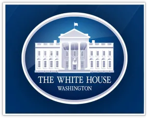 White House Washington logo used for Ferris wheel seat branding