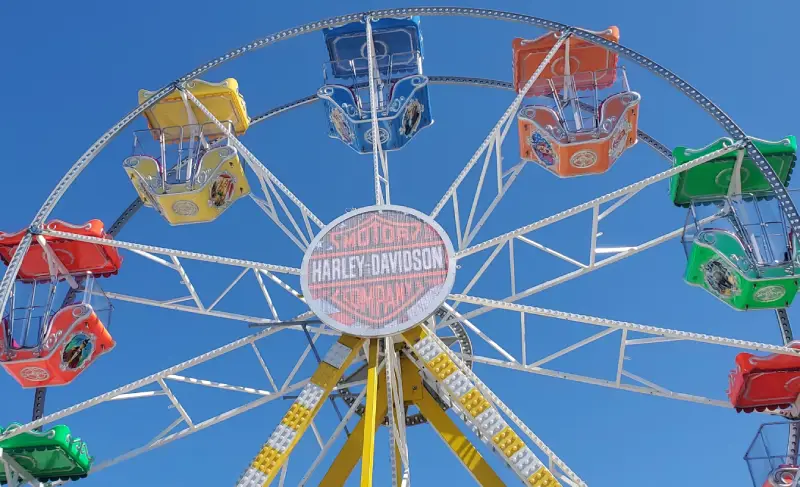 Harley-Davidson branded LED Ferris Wheel