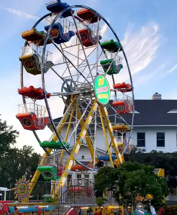 Full-size Ferris wheel rental Full-size Ferris wheel available for event rentals